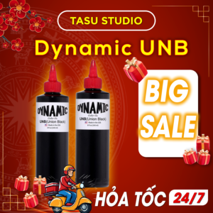 Mực Xăm Dynamic UNB – Ultra Neutral Black Mượt Mà, Chuẩn Sắc, Siêu Nét