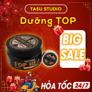 Kem Dưỡng Sau Xăm TOP HEAL – Giúp Da Lành Nhanh, Không Bong Tróc, Giữ Màu Mực Đẹp