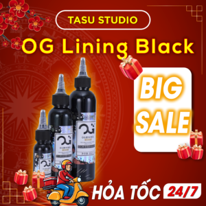 Mực OG Lining Black – Mực Đi Nét Chuẩn, Sắc Nét Từng Đường Kim
