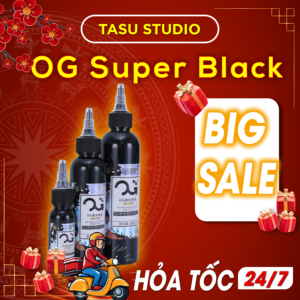 Mực OG Super Black – Mực Đen Siêu Đậm, Lên Màu Cực Nét Cho Hình Xăm Hoàn Hảo
