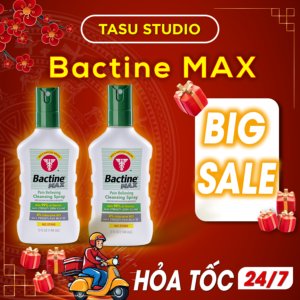 Bactine MAX – Xịt Làm Dịu, Kháng Khuẩn Sau Xăm Hình Hiệu Quả