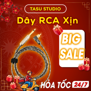 Dây RCA Tốt Cho Máy Xăm – Truyền Điện Ổn Định, Bền Bỉ, Hỗ Trợ Máy Chạy Êm